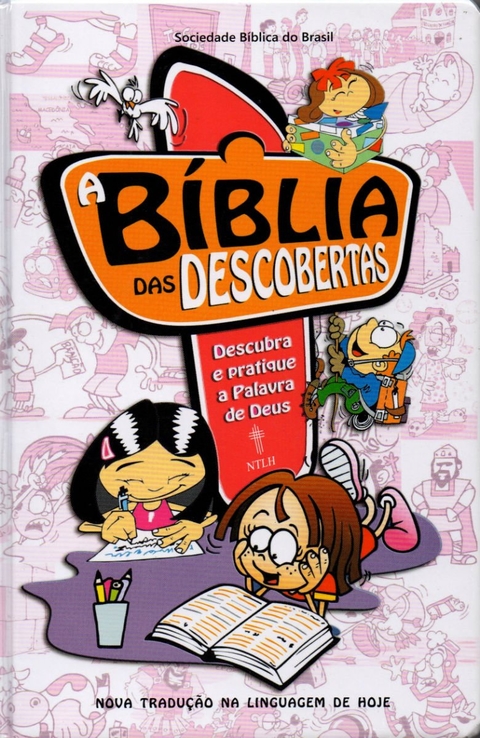 Bíblia das Descobertas para Adolescentes | Edição Rosa - Loja J423